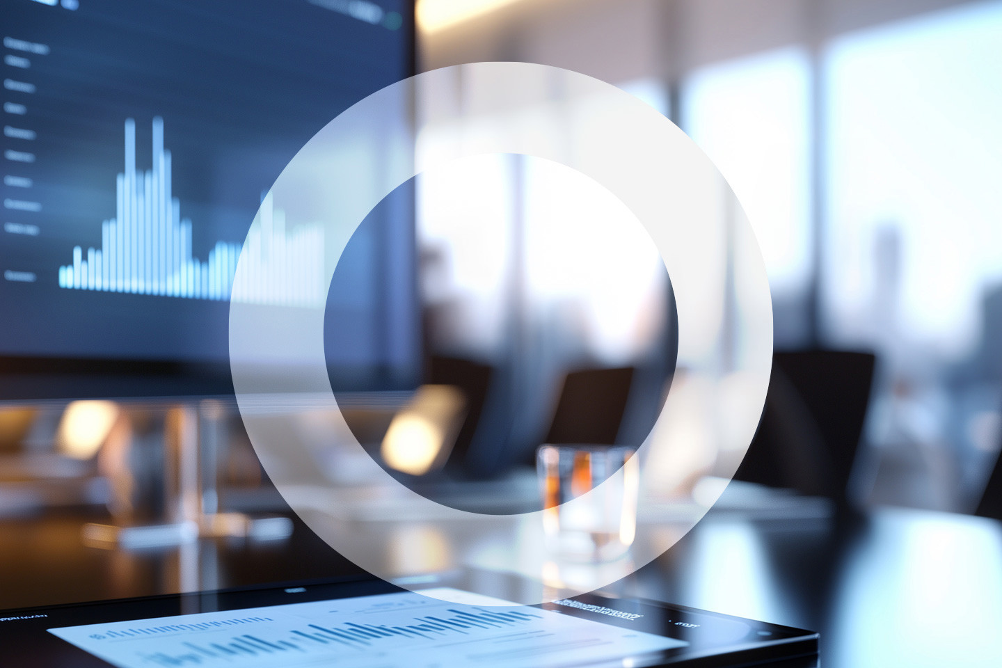 Computer, Desk And Documents